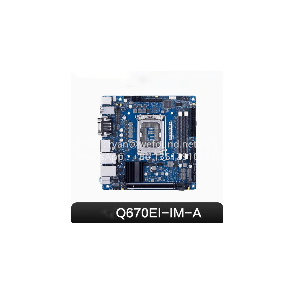Lga 1700 Ddr5 Itx Motherboard - Q670EI-IM-A motherboard mini-ITX Soket LGA1700 untuk