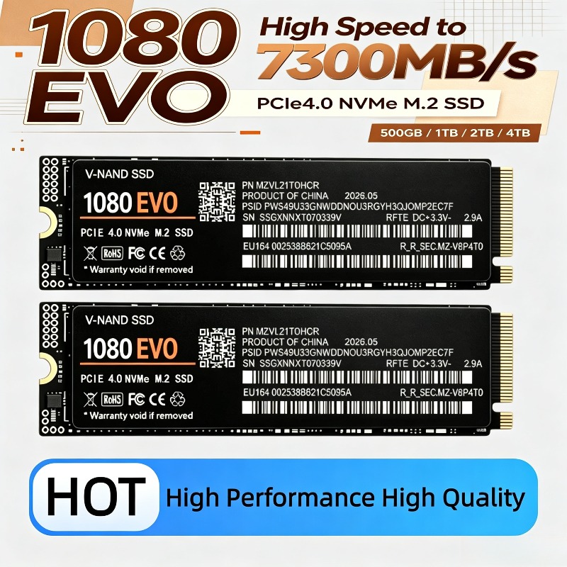 M.2 Nvme 4Tb Pcie 4.0 Ssd - 2026, SSD Internal 1080 EVO M.2
