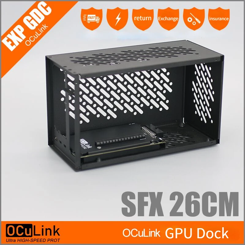 External Gpu Dock Pcie 4.0 Oculink - Casing aluminium OCuP4v2 OCuLink PCI-E 4.0