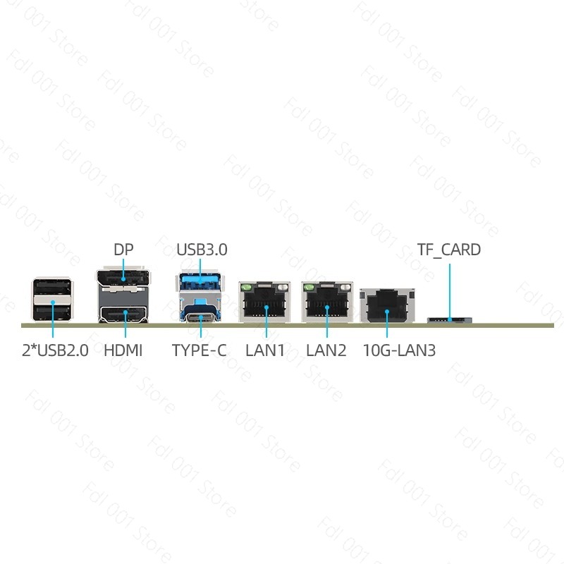 Nas Motherboard N100 6 Sata - Motherboard N100 Dual 2.5G 10G SFP