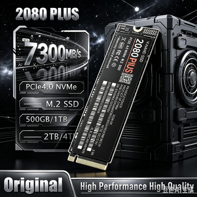 M.2 Nvme 4Tb Pcie 4.0 Ssd - BARU 2080 PLUS NVMe M.2 2280