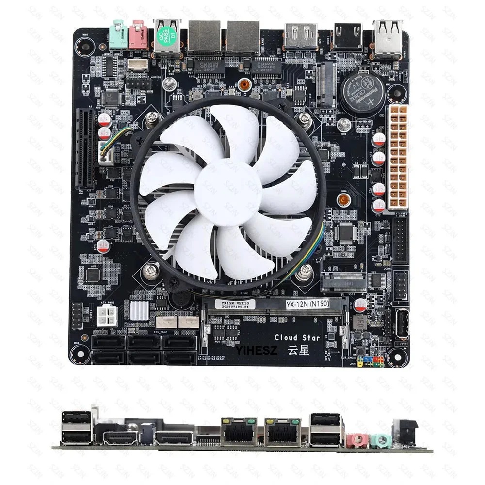 Motherboard NAS 6-Bay N100/N15 - Nas Motherboard N100 6 Sata ulasan dan harga