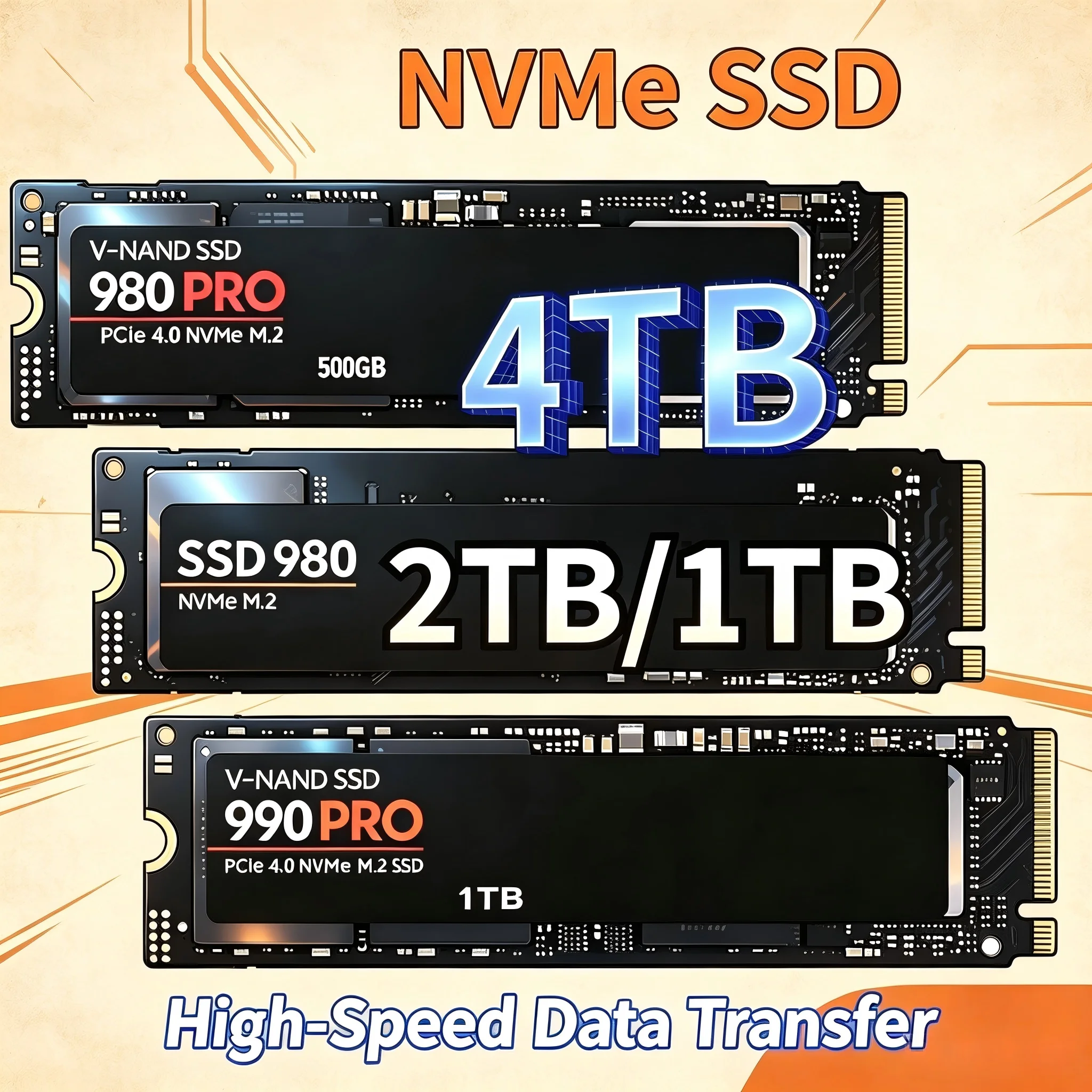 SSD NVMe M.2 Original 980Pro 9 - M.2 Nvme 4Tb Pcie 4.0 Ssd ulasan dan harga