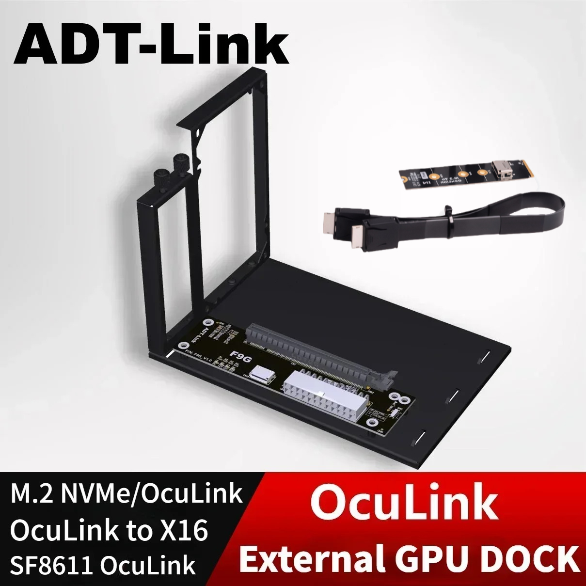 ADT PCIe 4.0 64Gbps adaptor ka - External Gpu Dock Pcie 4.0 Oculink ulasan dan harga