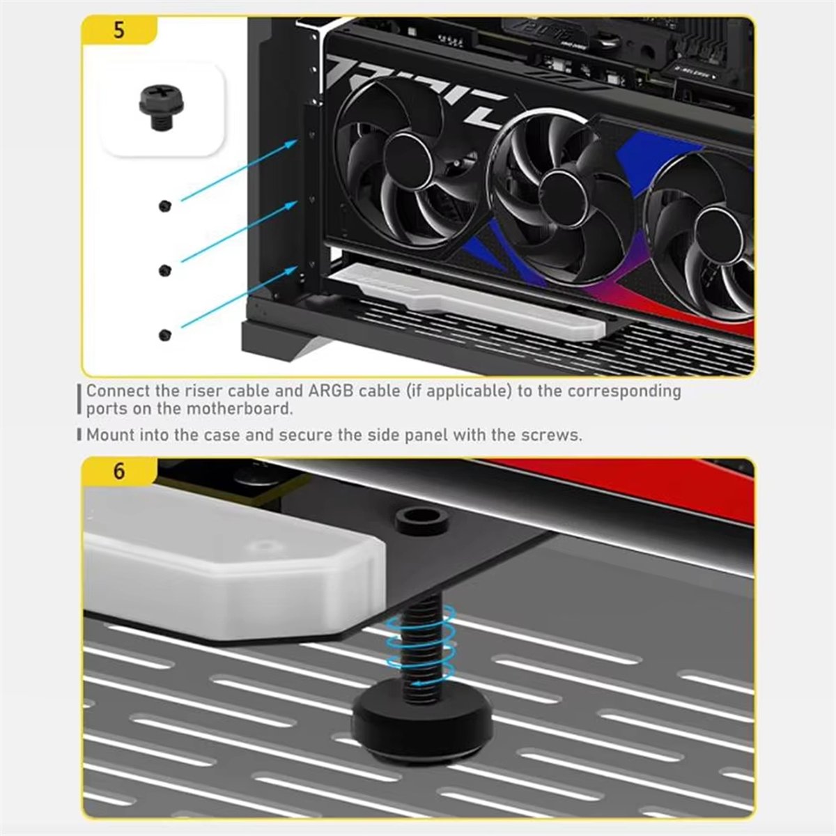 Bracket Pemasangan GPU Vertika - Pcie 4.0 X16 Riser Cable 90 Degree ulasan dan harga