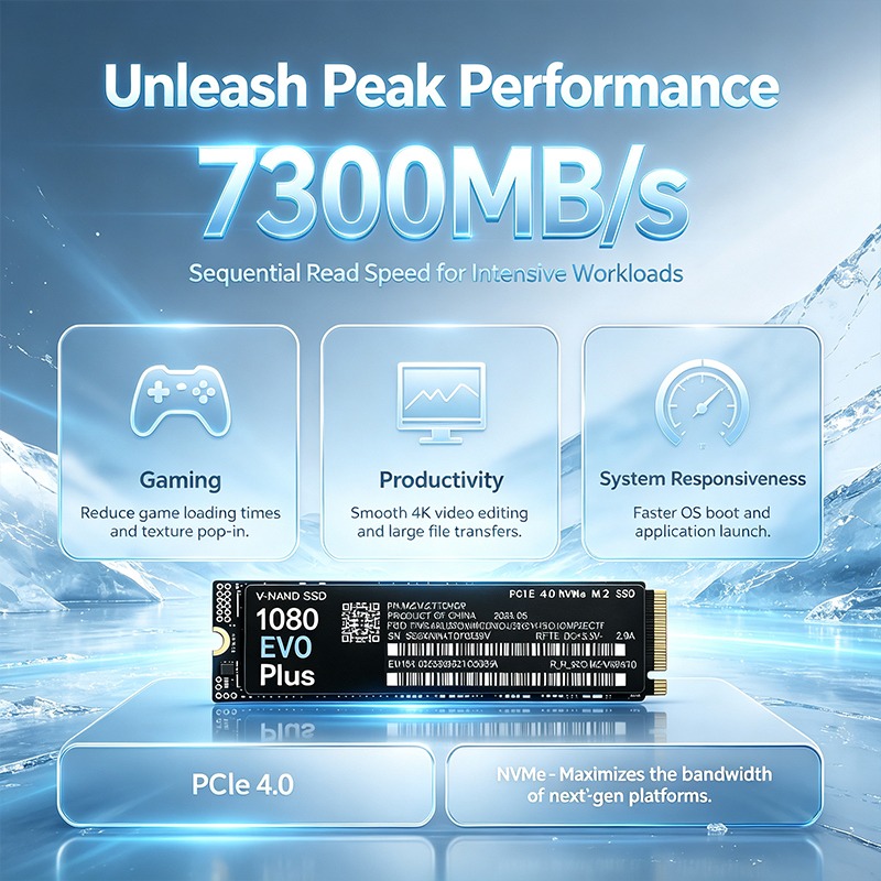 SSD Internal Original NEW 1080 - M.2 Nvme 4Tb Pcie 4.0 Ssd ulasan dan harga