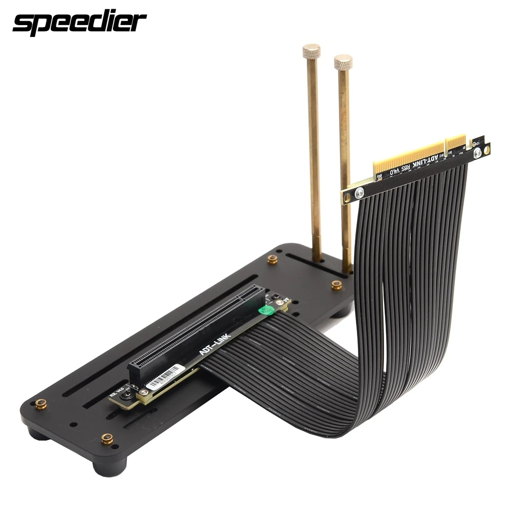 Riser PCI Express 4.0 X8 Ke X1 - Pcie 4.0 X16 Riser Cable 90 Degree ulasan dan harga