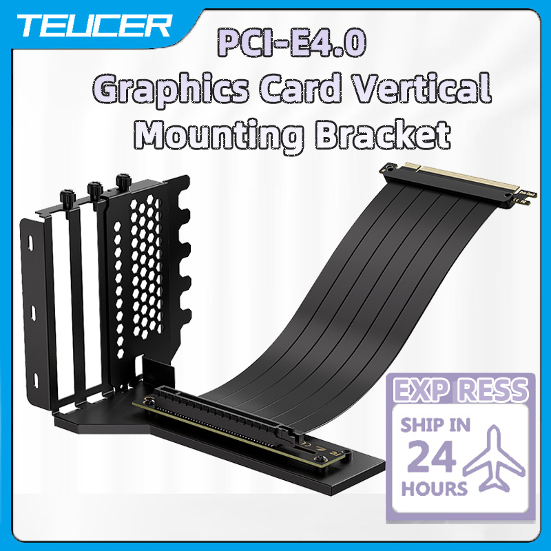TEUCER Kit dudukan kartu grafi - Pcie 4.0 X16 Riser Cable 90 Degree ulasan dan harga